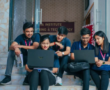 B.Tech students at Arya College Jaipur