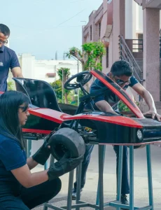 Arya College Mechanical Branch Students